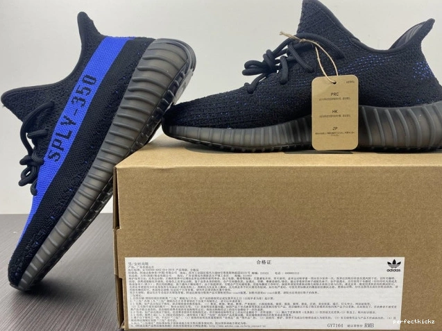 GY7164 Adidas Dazzling 350 V2 Yeezy Blue Boost 0722